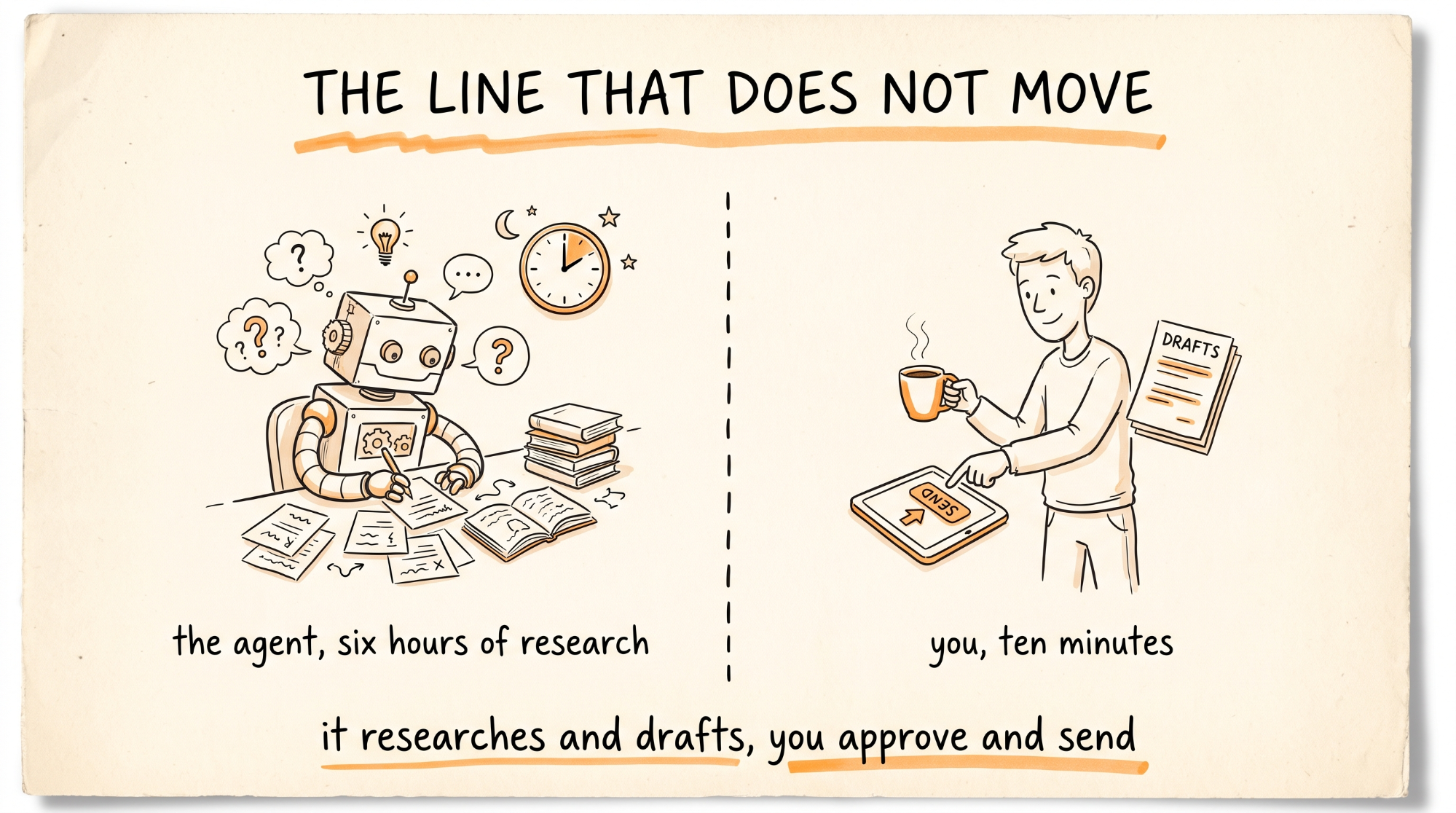 The Line That Does Not Move