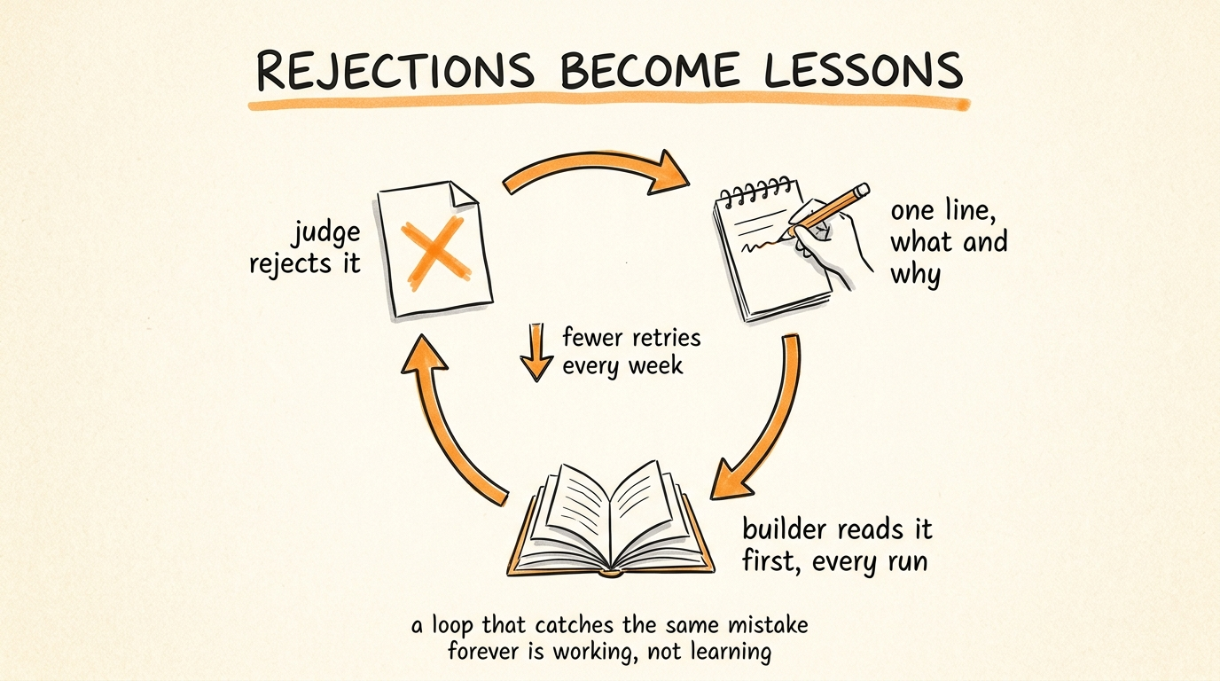 Rejections Become Lessons