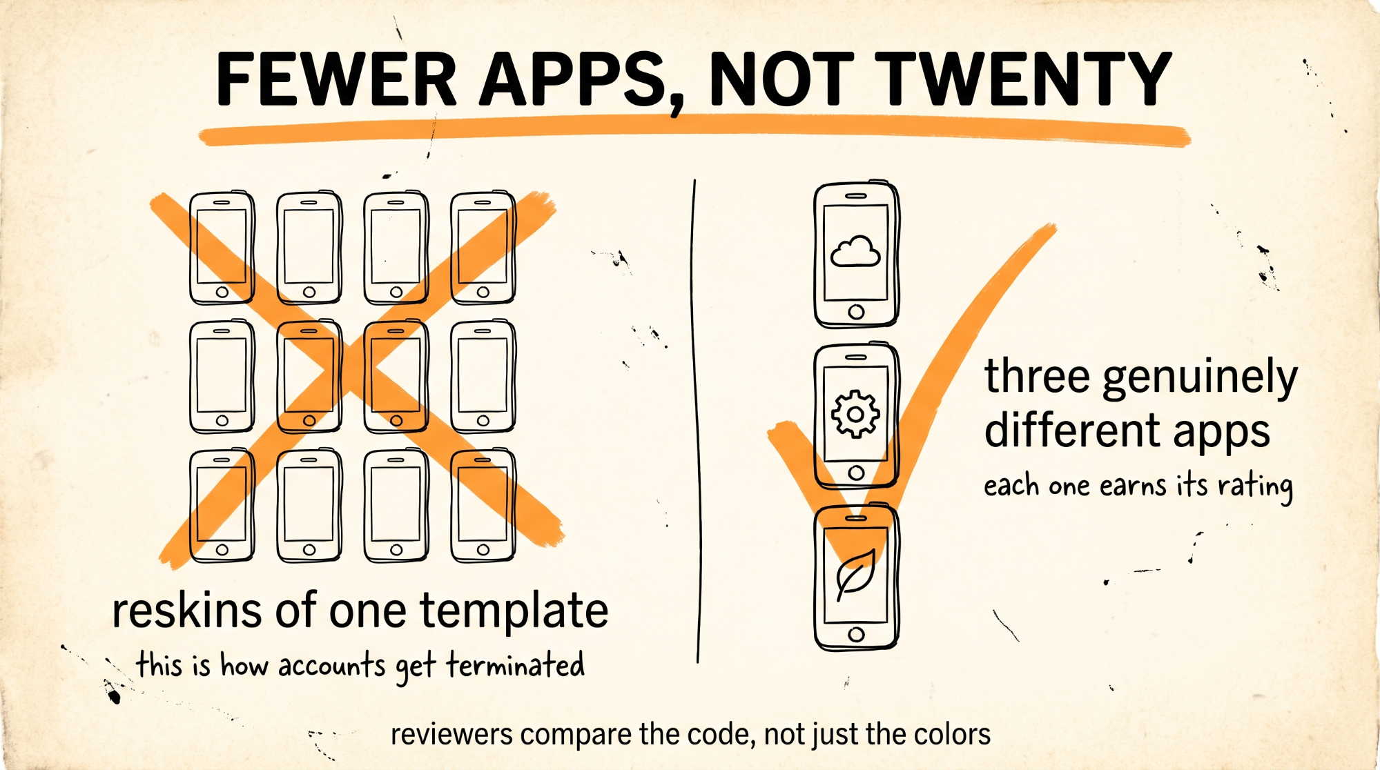 Fewer Apps Not Twenty