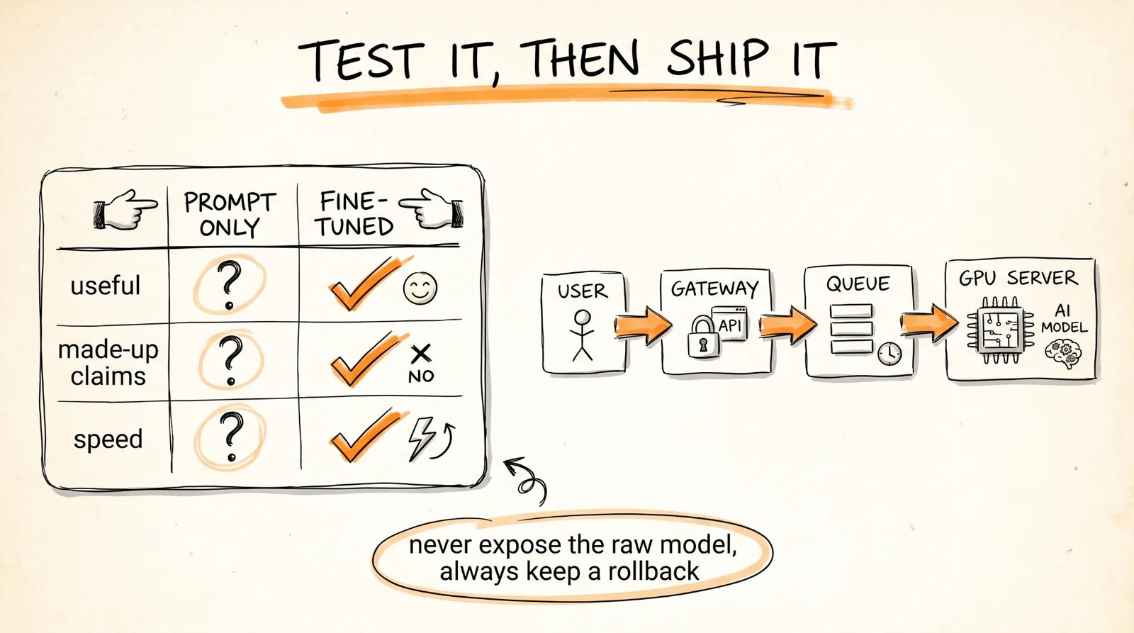 Test it, then ship it