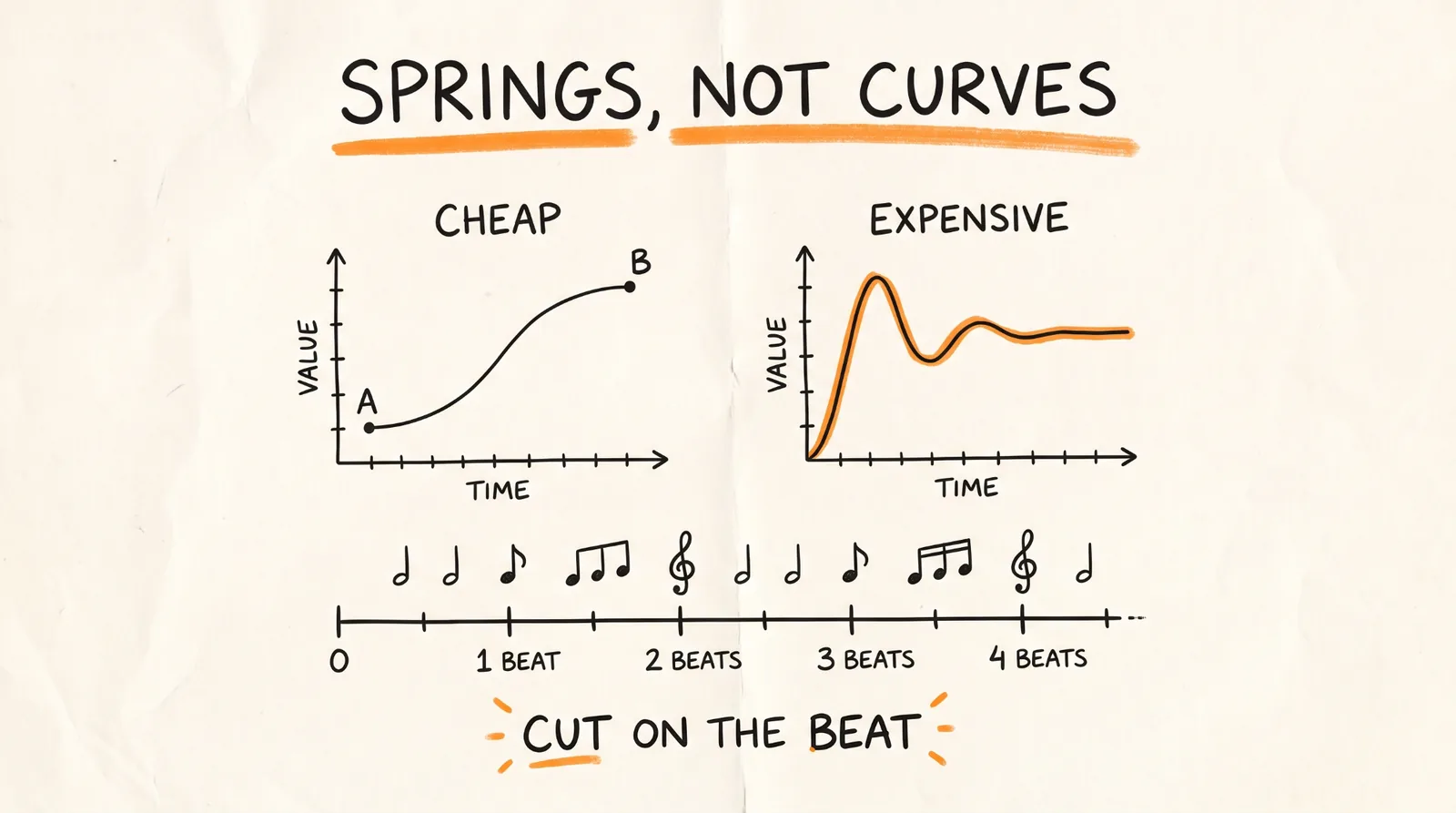 Springs, not curves