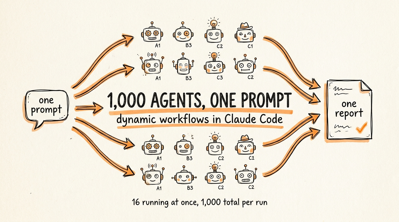 1000 Agents One Prompt