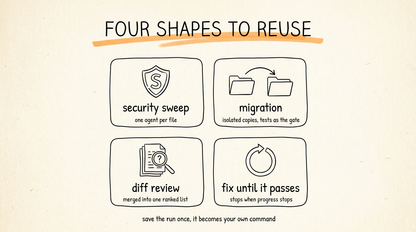Four Shapes to Reuse