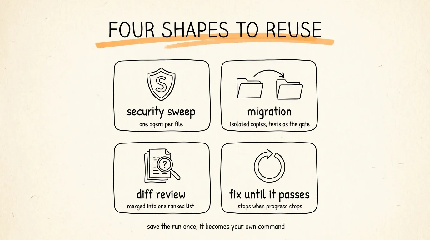 Four Shapes to Reuse