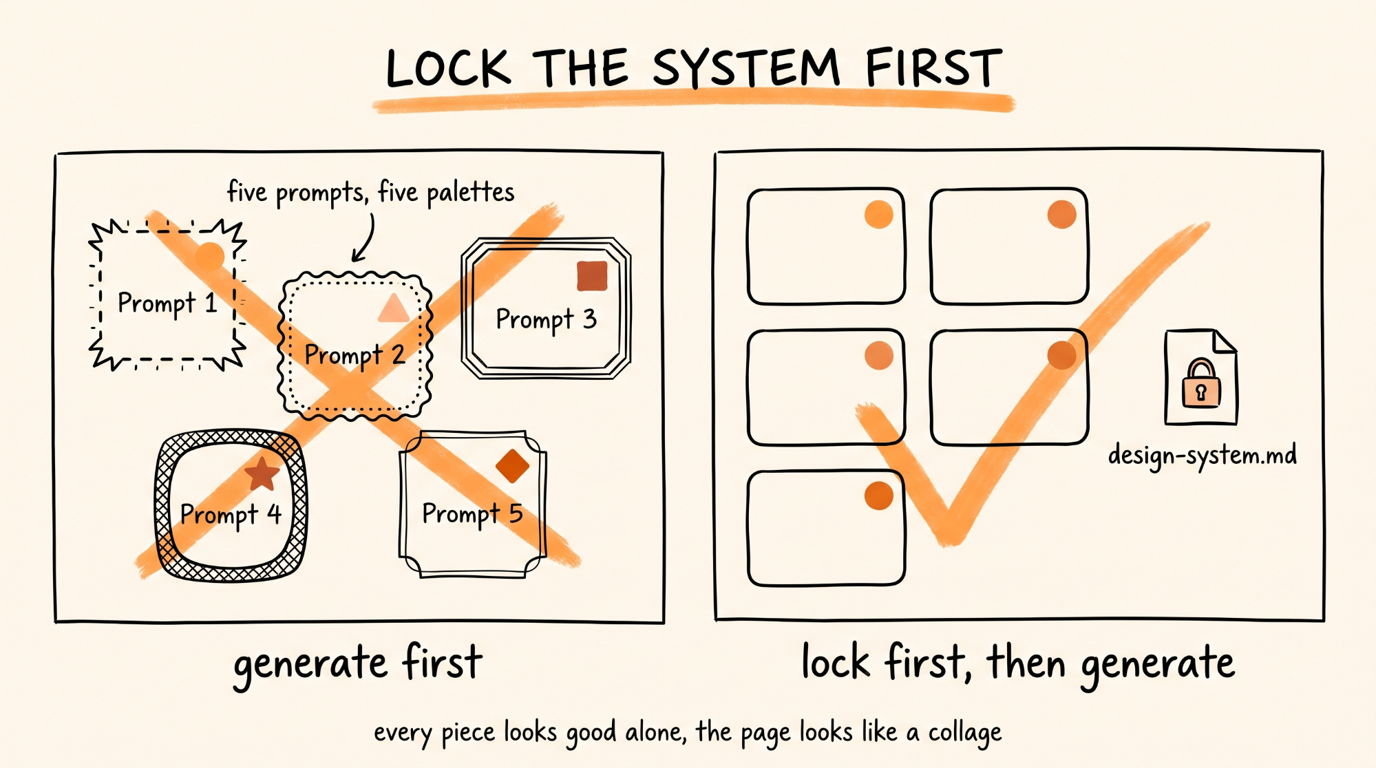 Lock the System First