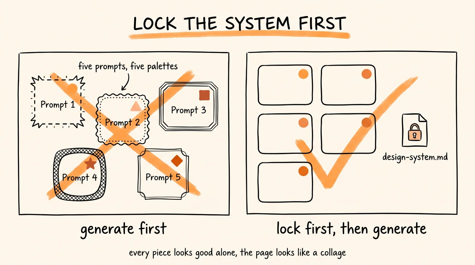 Lock the System First