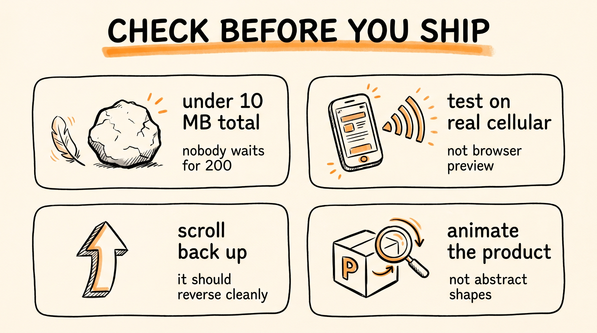 Check Before You Ship